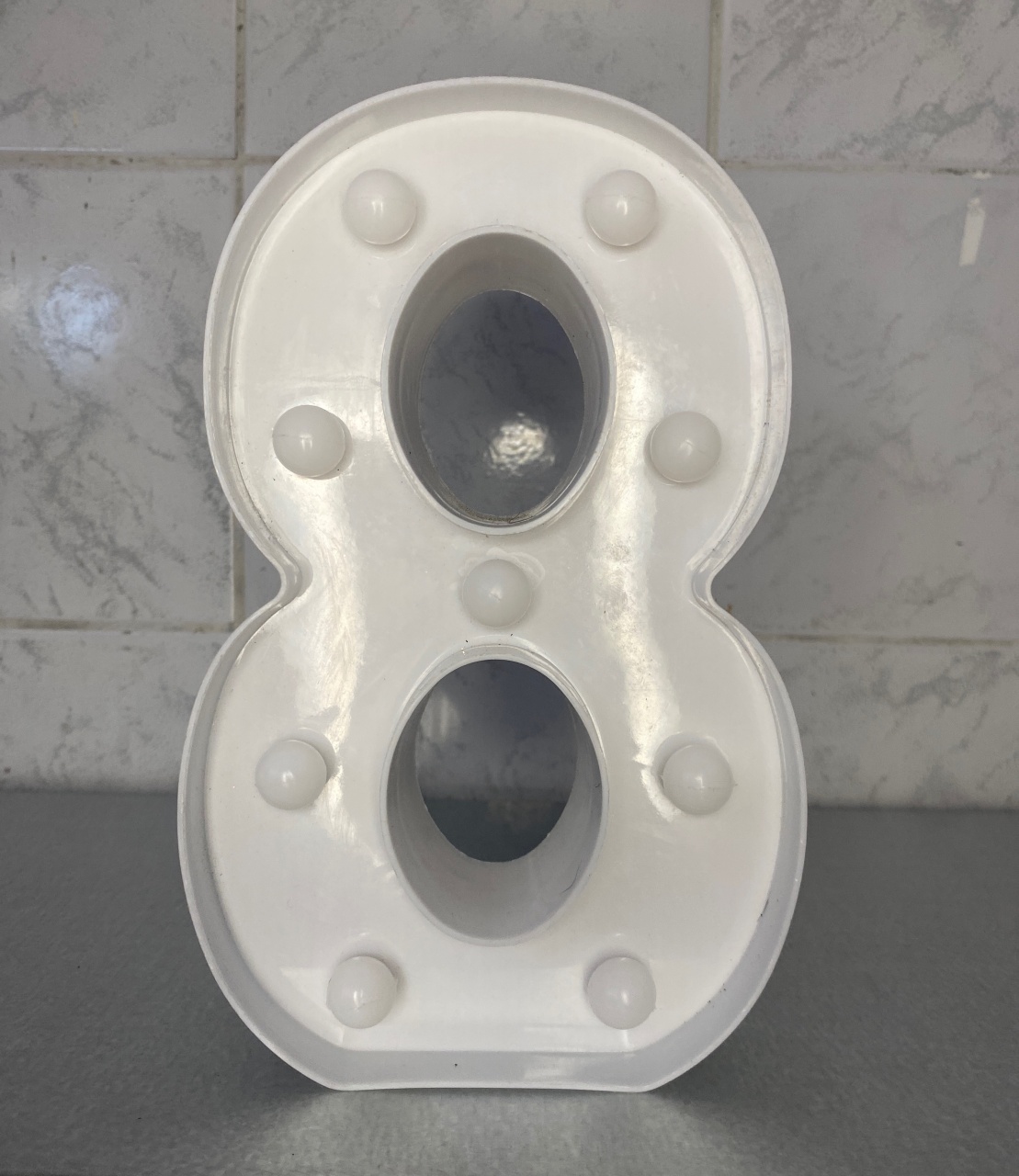 Número 8 de Led  - Antonella Decorações