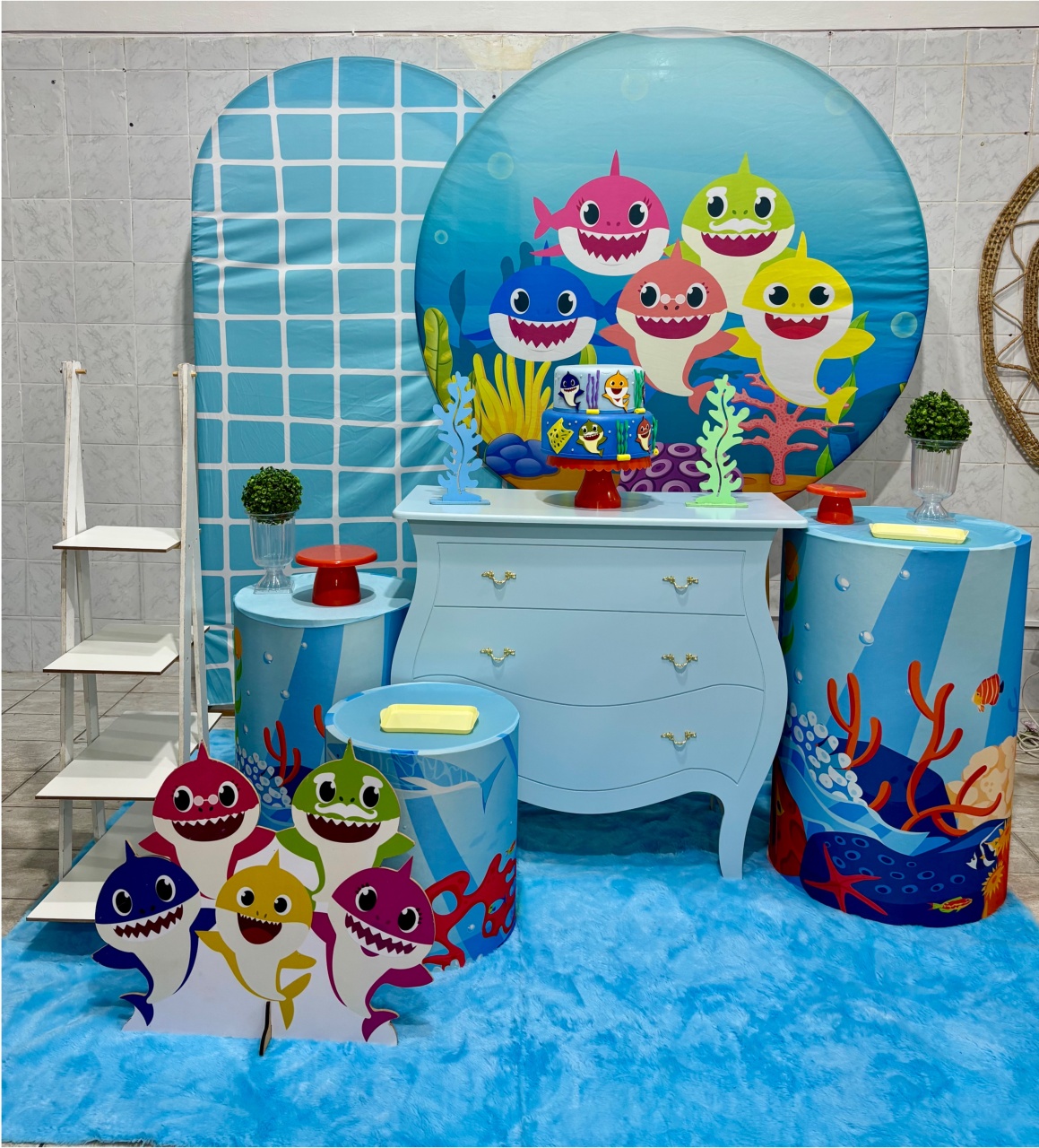 Baby Shark(Kit Ouro ) - Antonella Decorações
