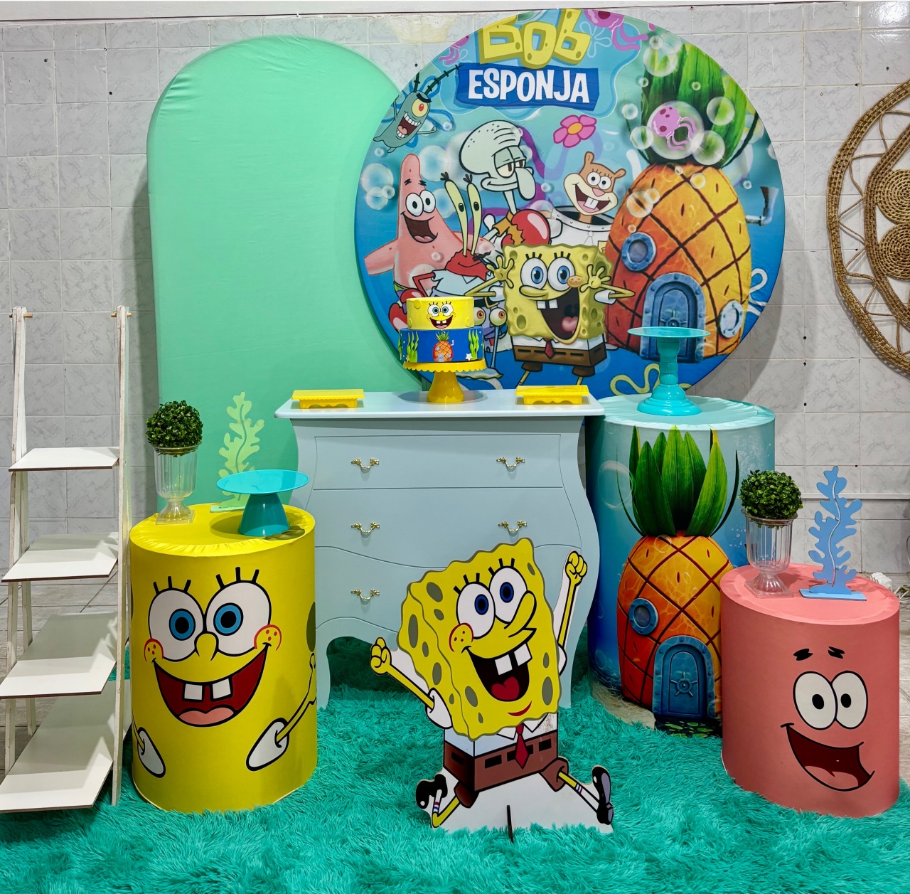 Bob Esponja (Kit Ouro) - Antonella Decorações
