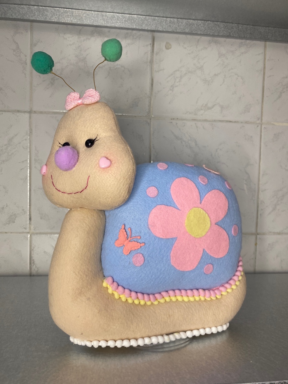 Caramujo Feltro  - Antonella Decorações