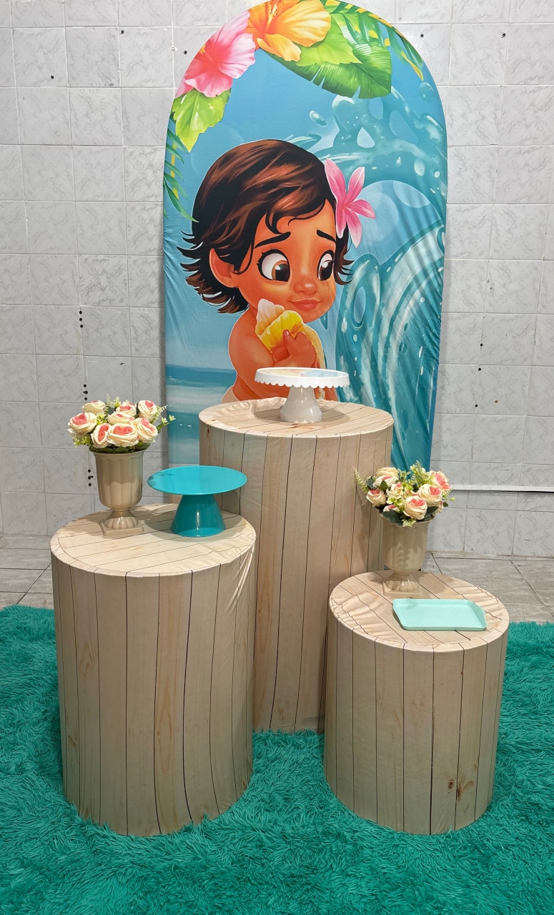 Moana Baby (Kit Bronze) - Antonella Decorações