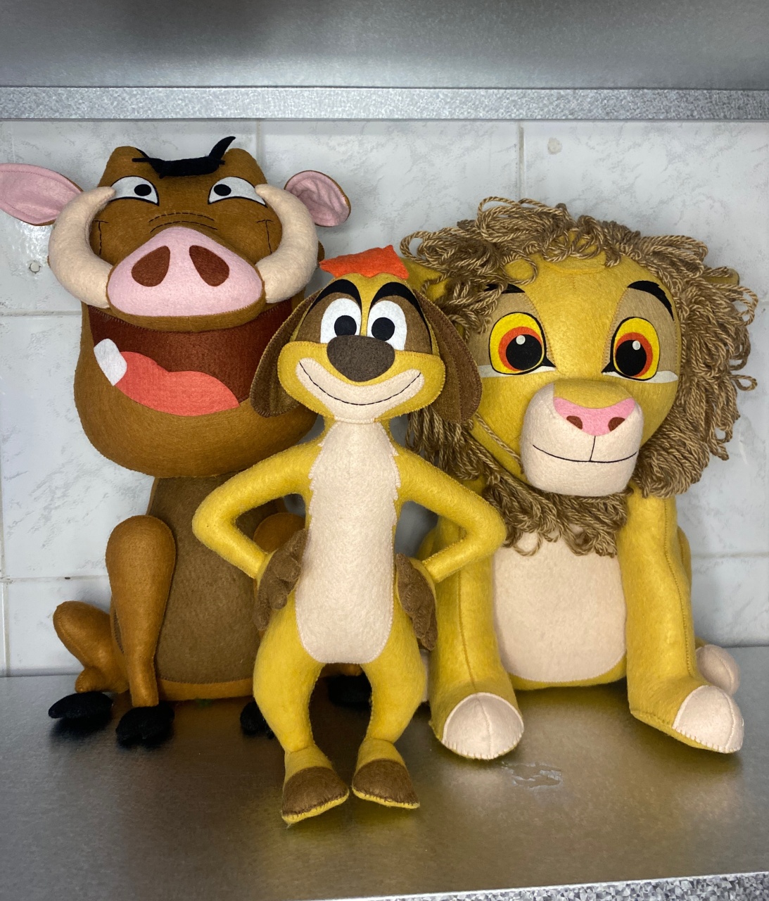 O Rei Leão Kit Feltro  - Antonella Decorações