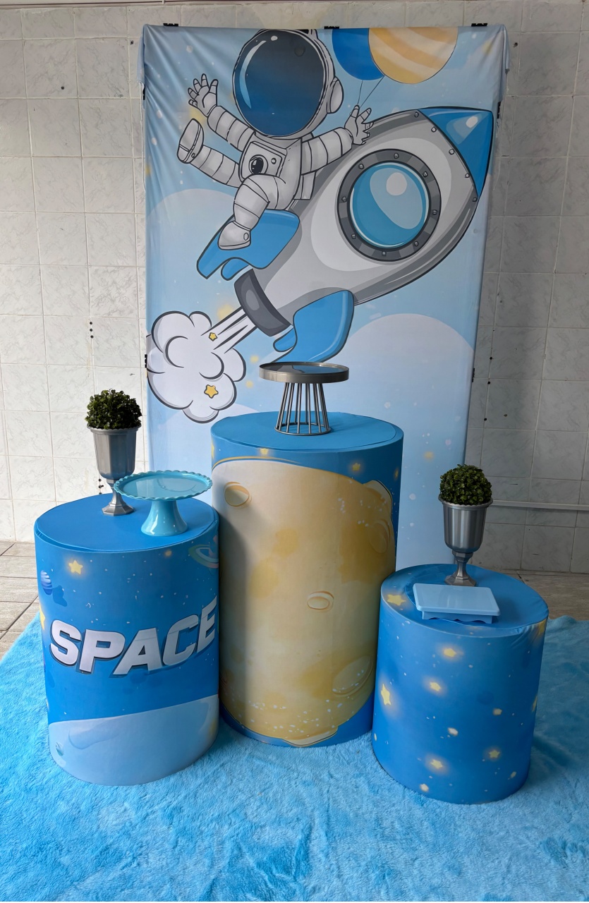 Astronauta Azul (Kit Bronze ) - Antonella Decorações