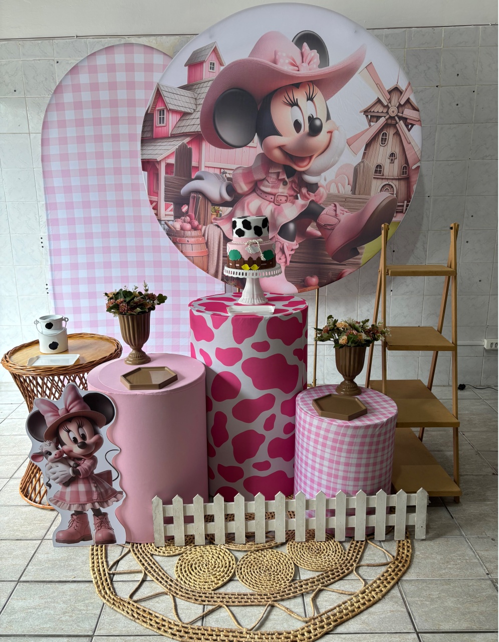 Minnie Fazendeira Kit Ouro - Antonella Decorações