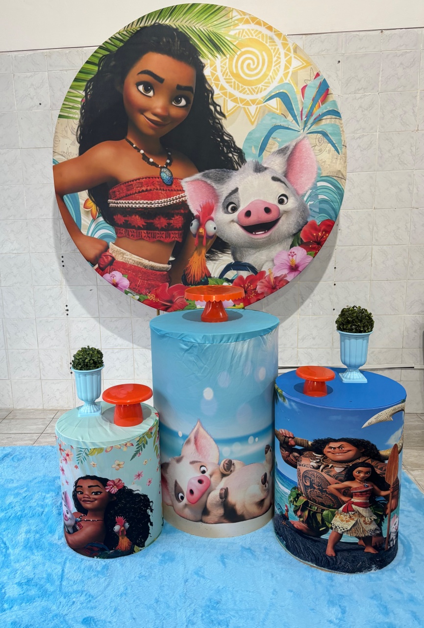 Moana 1 (Kit Bronze) - Antonella Decorações