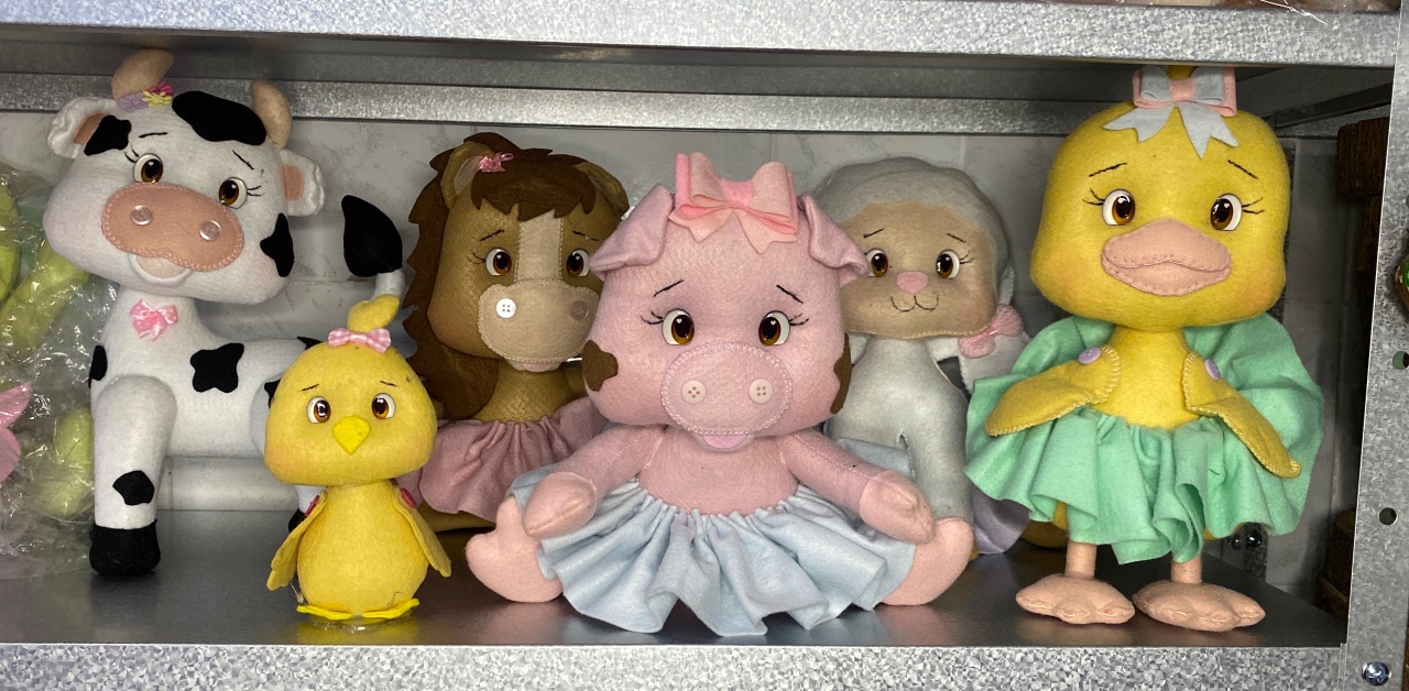 Kit Fazendinha Menina Feltro  - Antonella Decorações