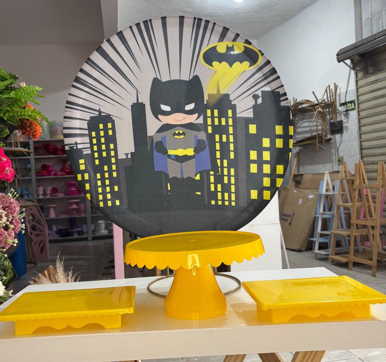 Decoração de Mesa Batman  - Antonella Decorações