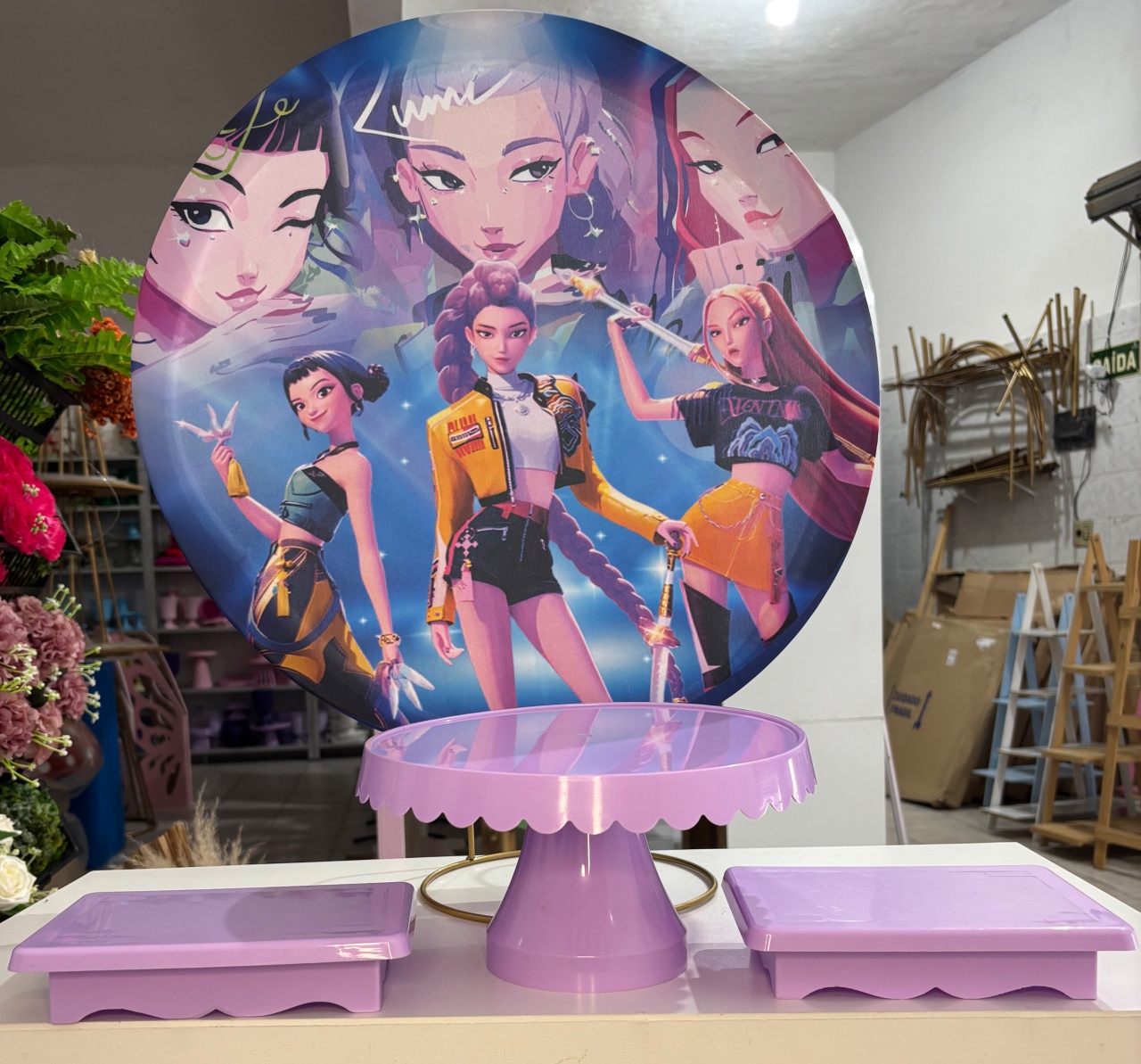 Decoração Guerreiras Kpop  - Antonella Decorações