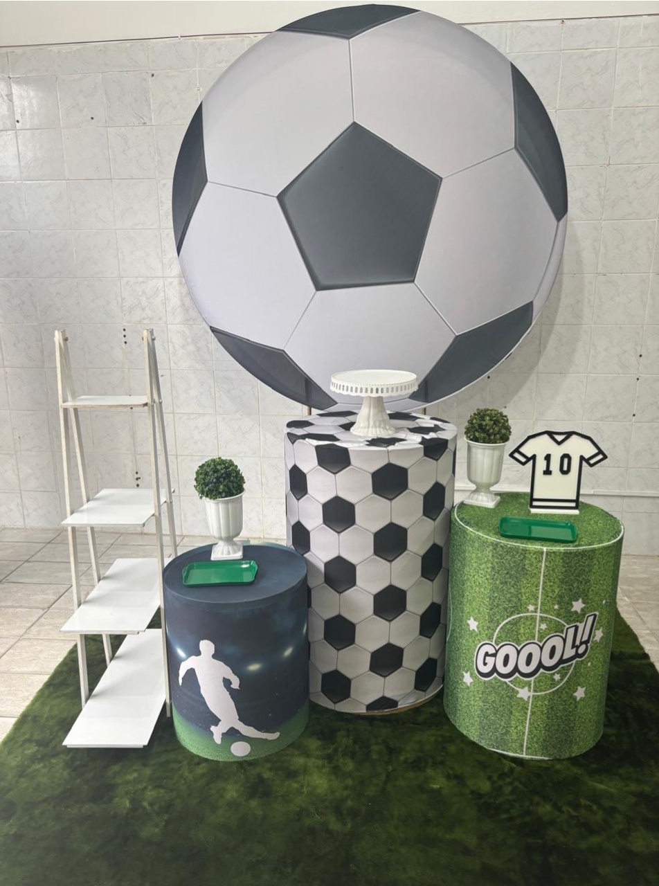 Futebol Kit Prata  - Antonella Decorações