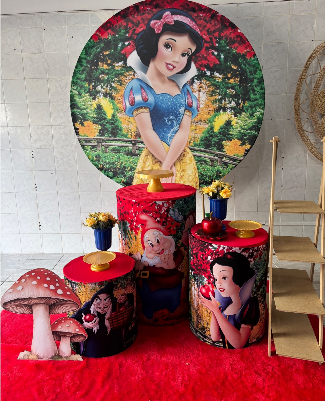 Branca de Neve(Kit Prata) - Antonella Decorações
