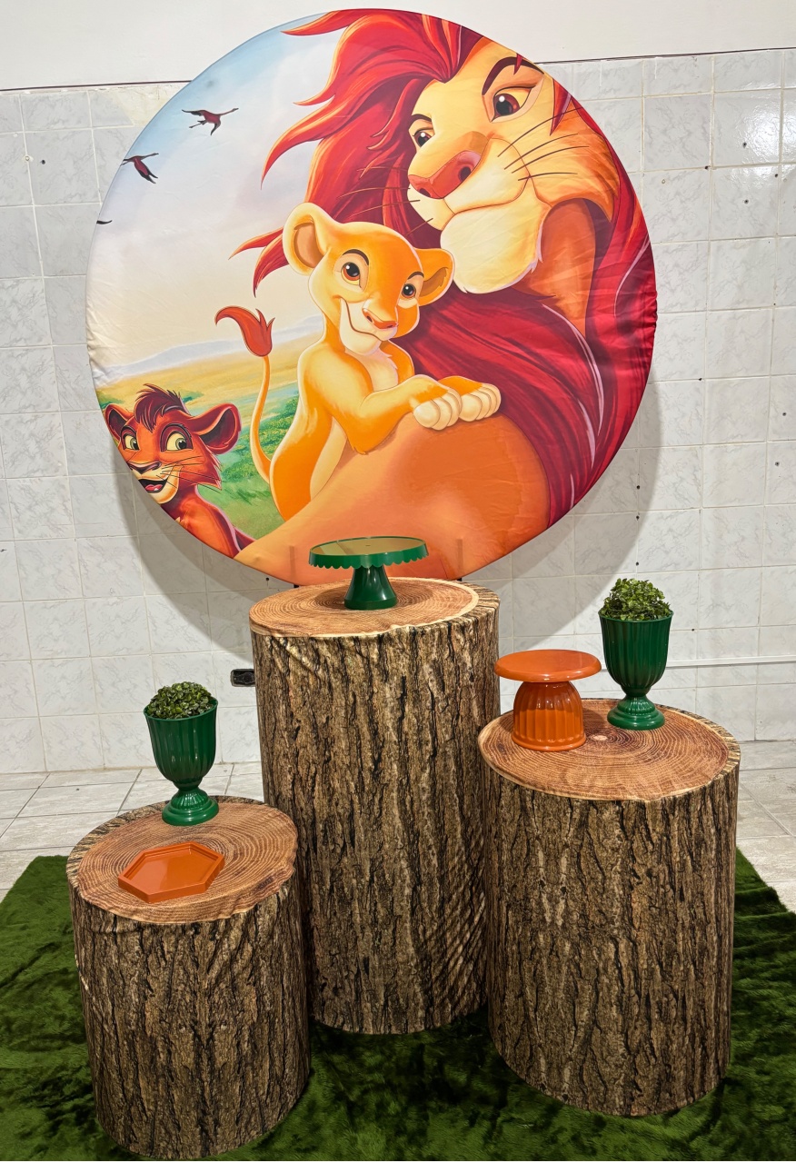 Rei Leão Kit Bronze - Antonella Decorações