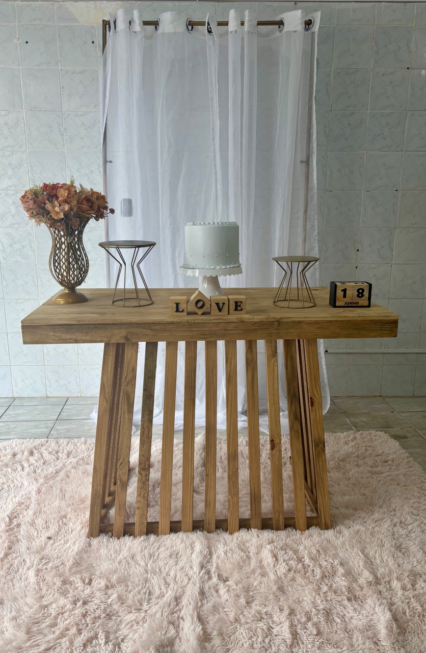 Painel Retangular Com Voal E Flores Terracota - Antonella Decorações