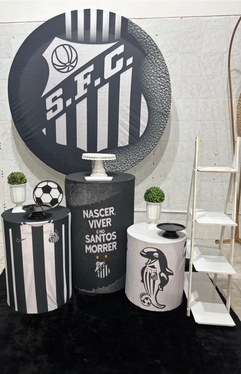 Kit Prata Santos  - Antonella Decorações