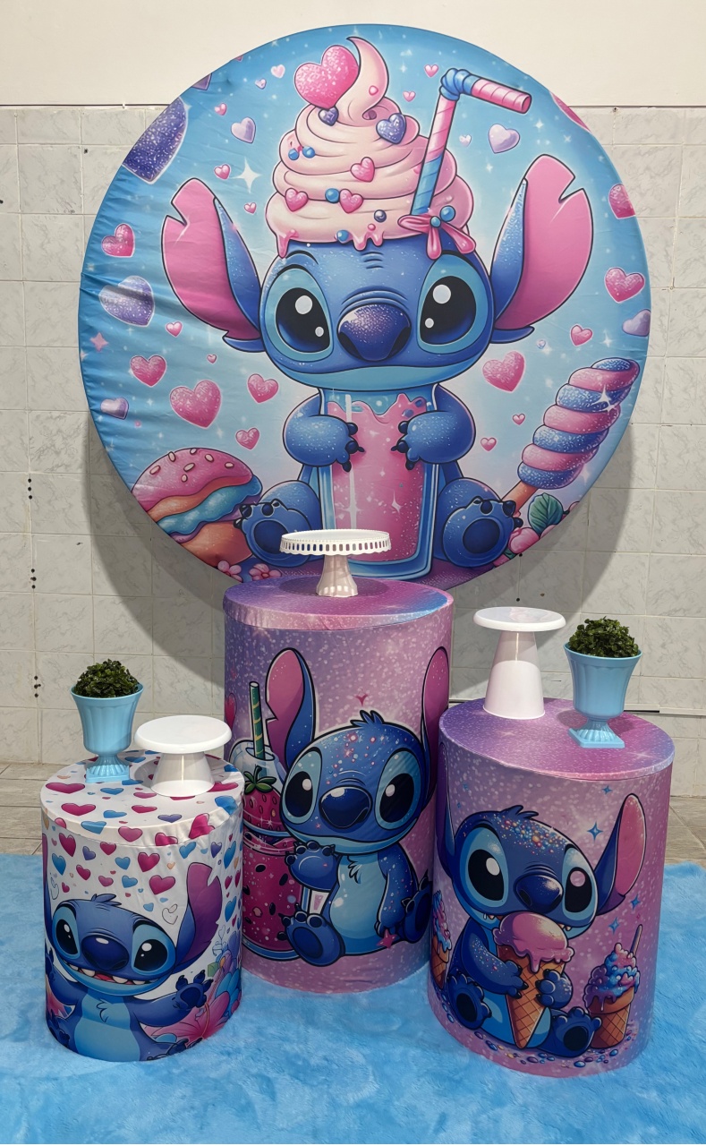 Stich Cupcake - Antonella Decorações
