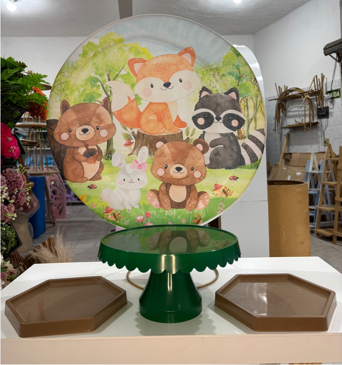 Decoração de Mesa Bosque  - Antonella Decorações