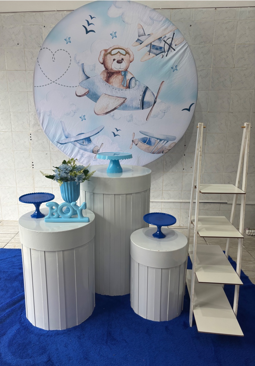 Urso Aviador - Antonella Decorações