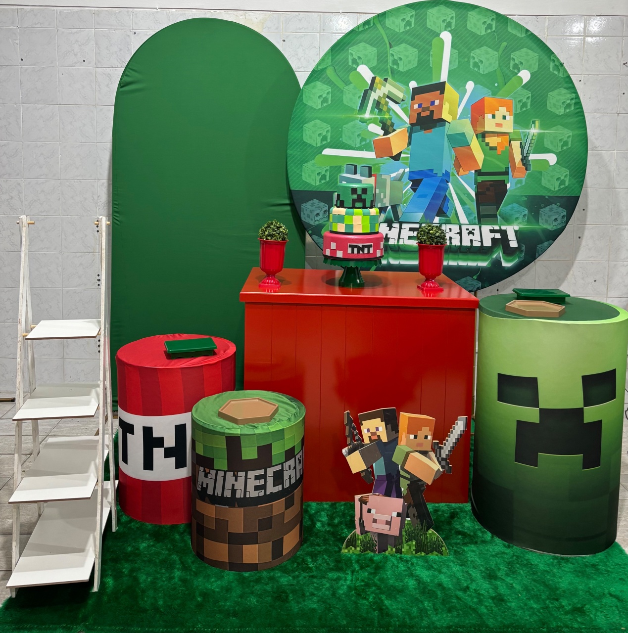 Minecraft (Kit Ouro) - Antonella Decorações