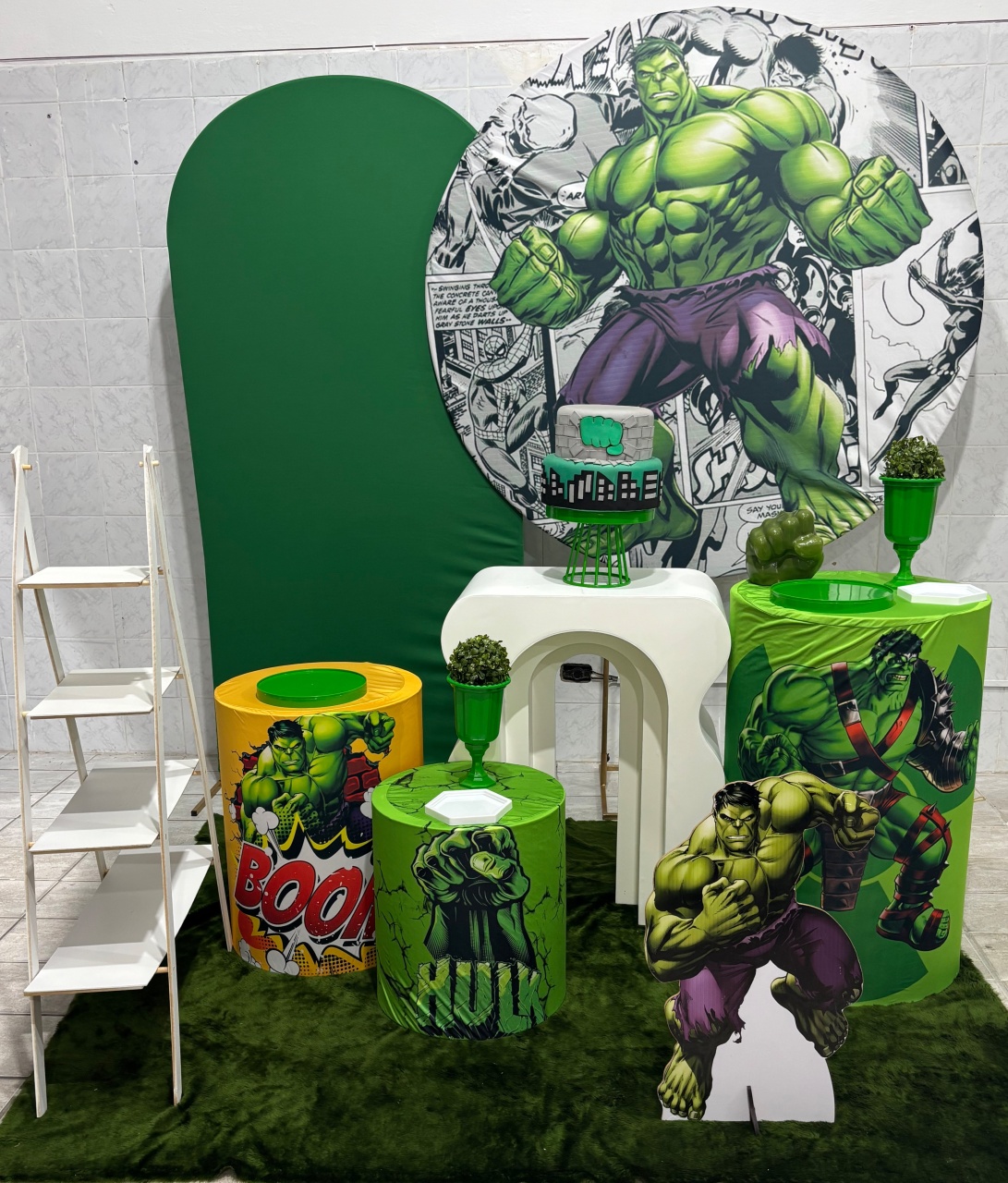 Kit Ouro Hulk - Antonella Decorações