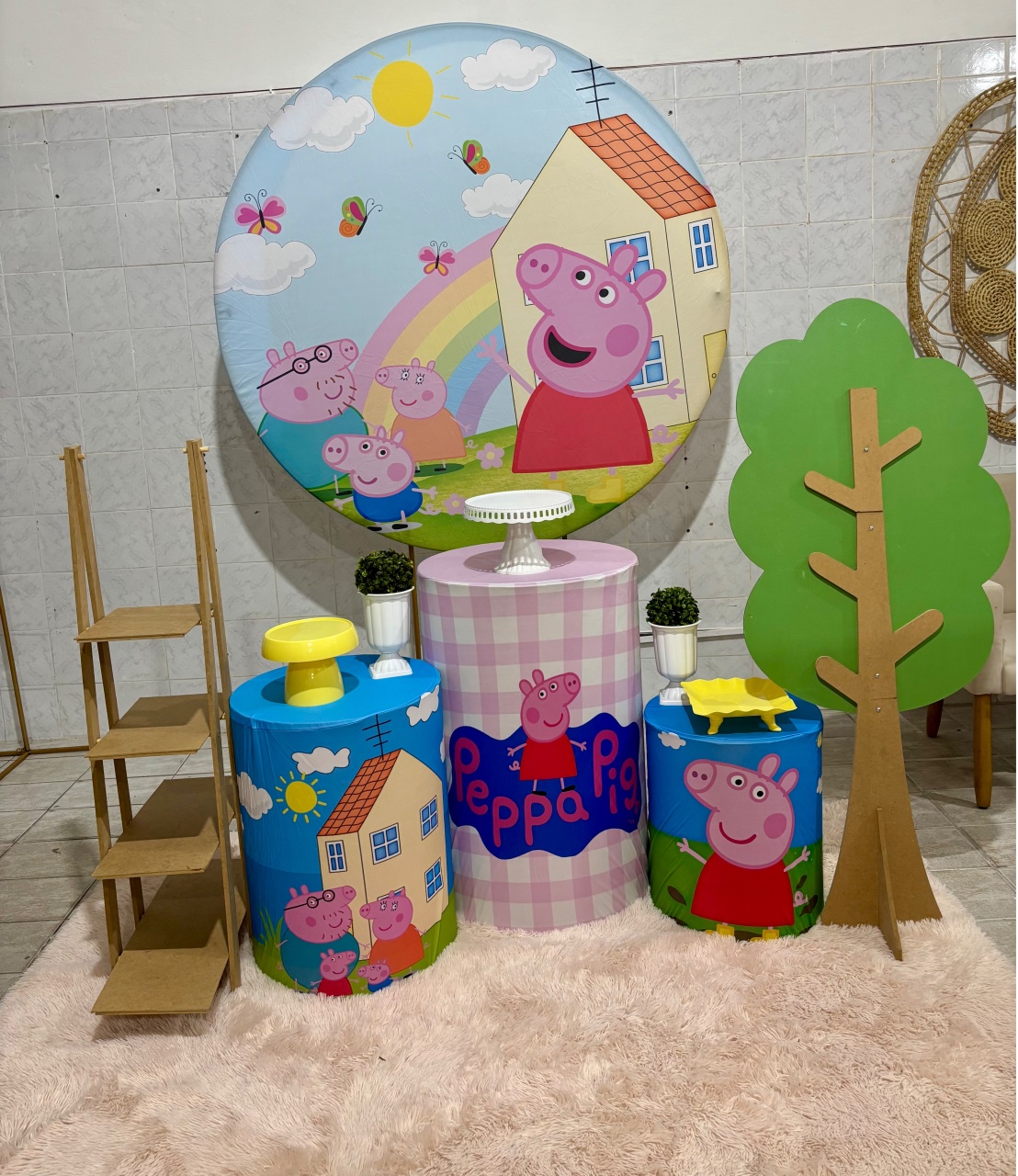 Peppa (Kit Prata) - Antonella Decorações