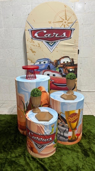 Carros Disney (Kit Bronze) - Antonella Decorações