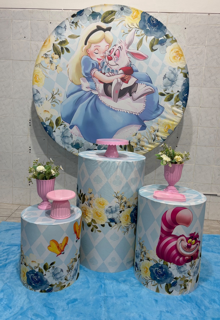 Alice No País das Maravilhas (Kit Bronze) - Antonella Decorações