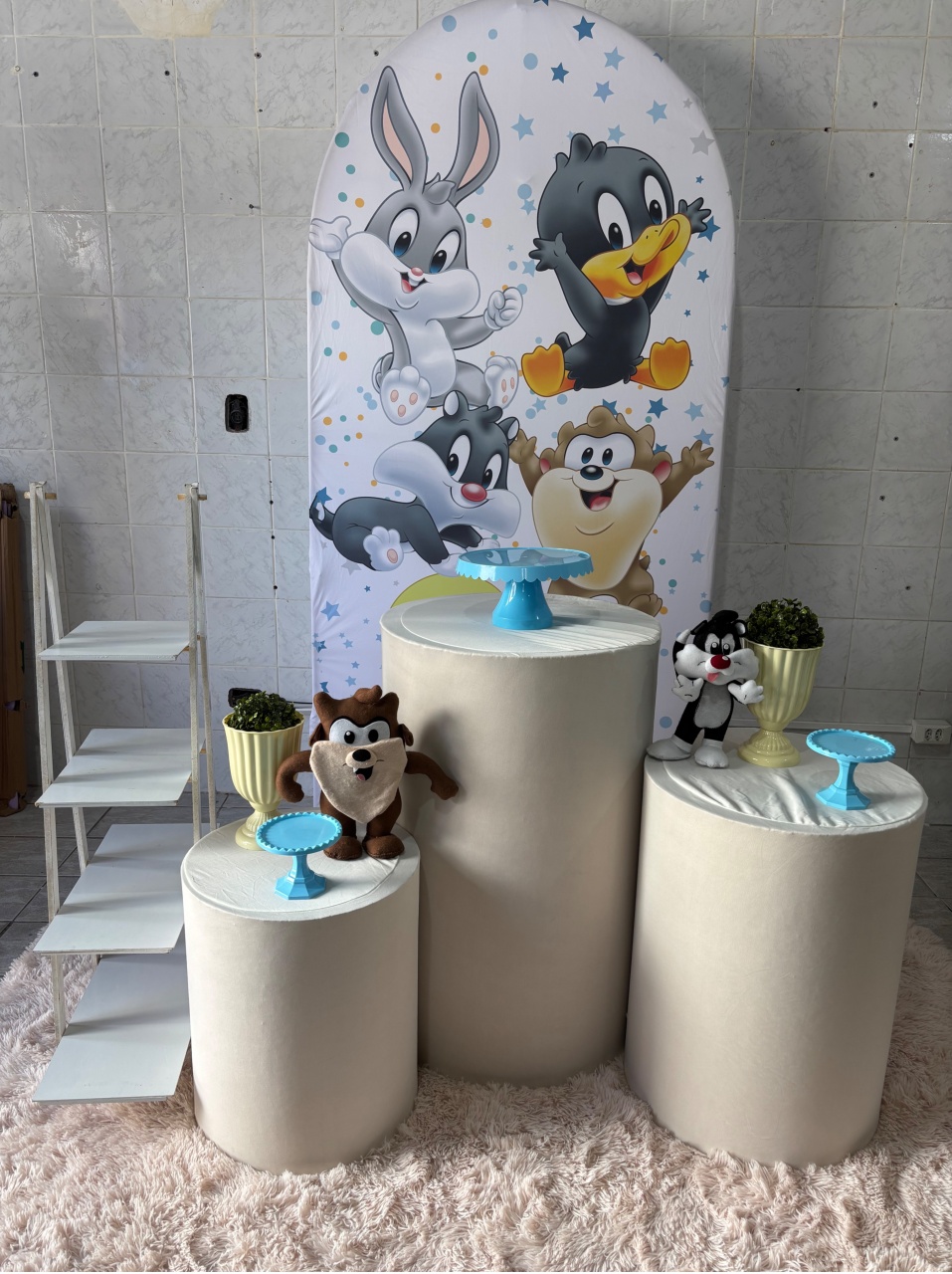 Baby Looney Tune Kit Prata - Antonella Decorações