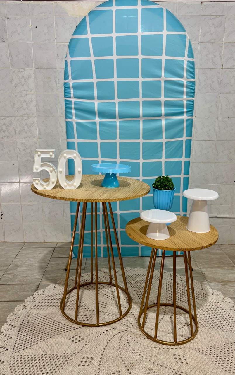 Listrado Azul E Branco - Antonella Decorações