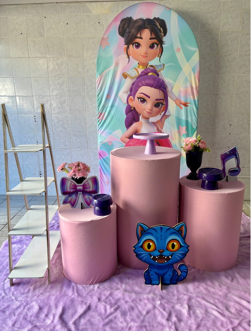Guerreiras Do Kpop (Kit Prata) - Antonella Decorações