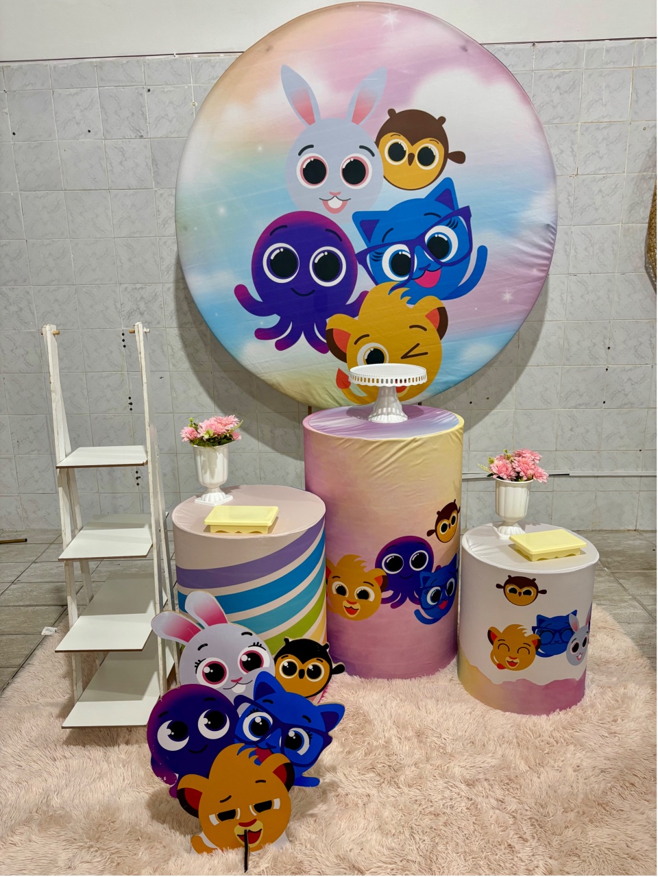 Bolofofos Menina (Kit Prata) - Antonella Decorações