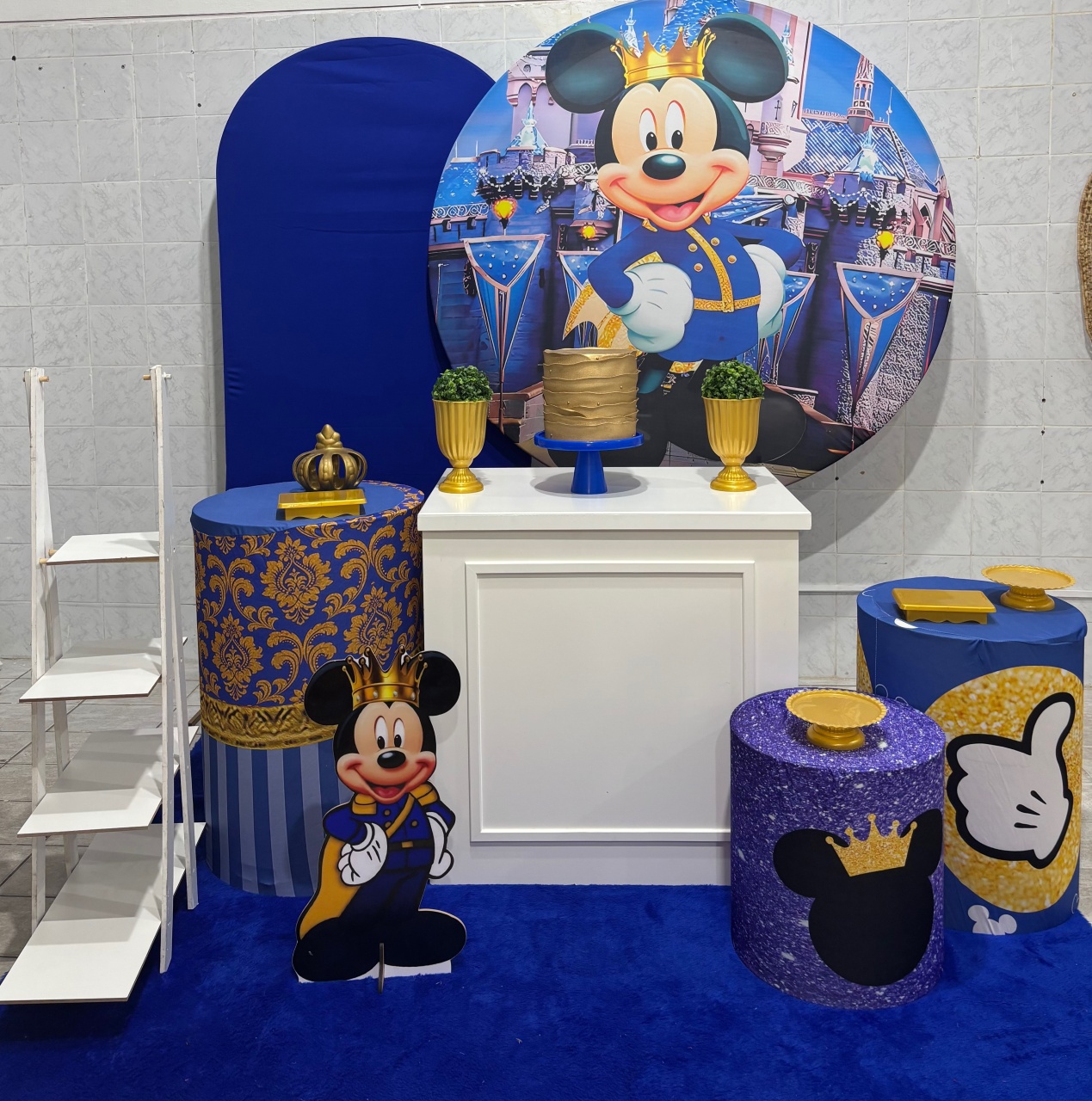 Mickey Realeza (Kit Ouro) - Antonella Decorações