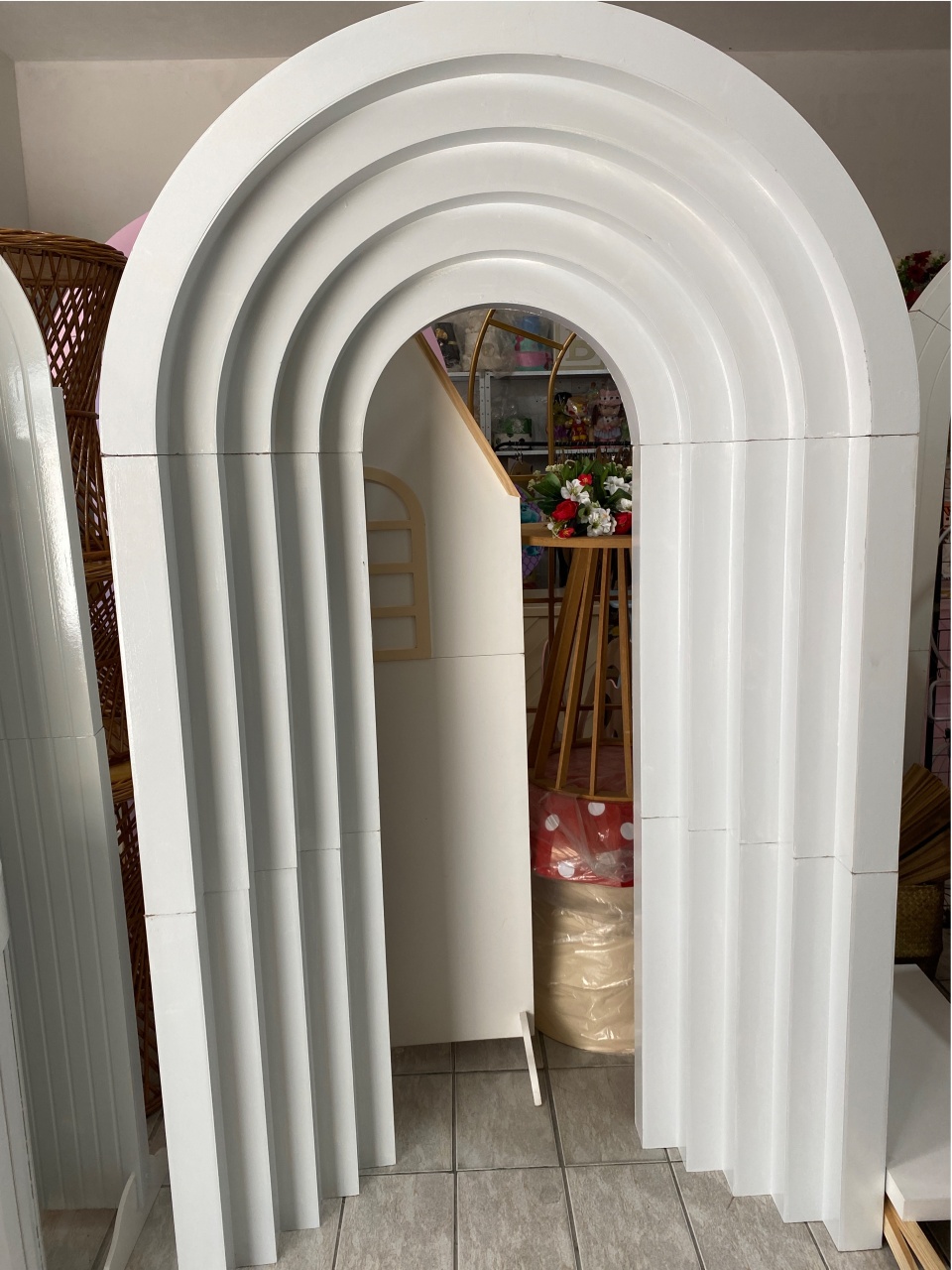 Portal Branco 3D - Antonella Decorações