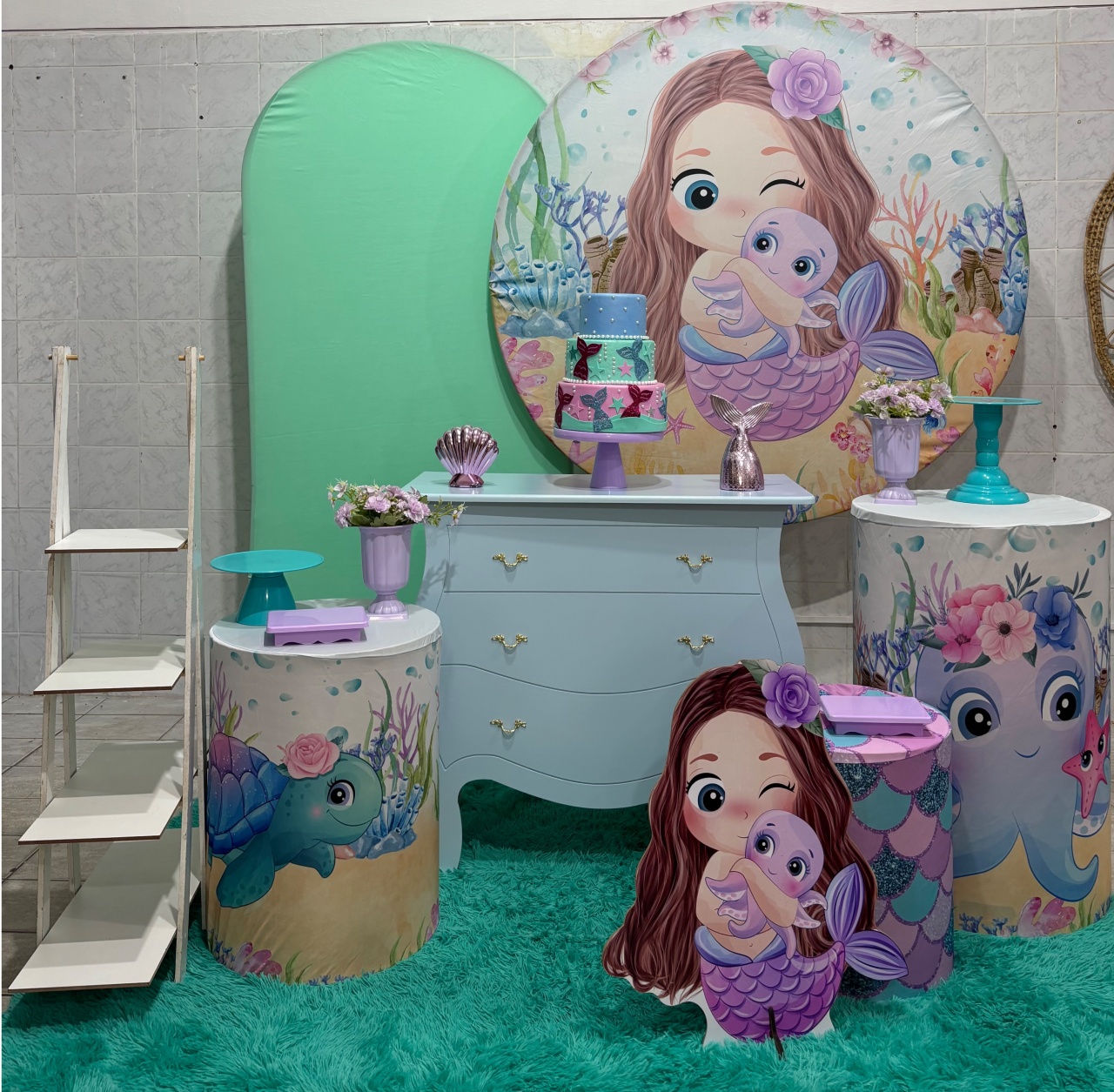 Sereia(Kit Ouro) - Antonella Decorações