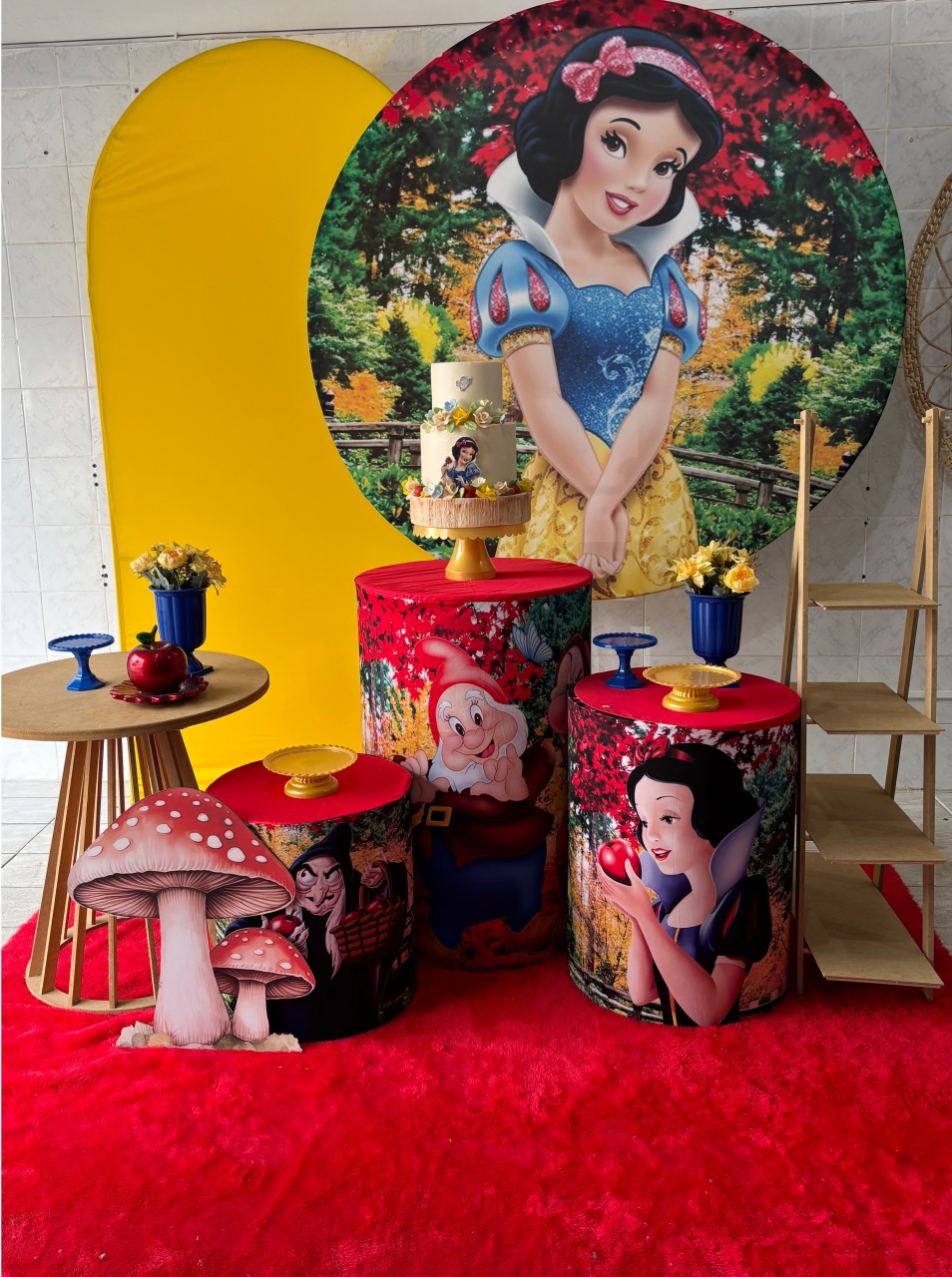 Branca de Neve(Kit Ouro) - Antonella Decorações