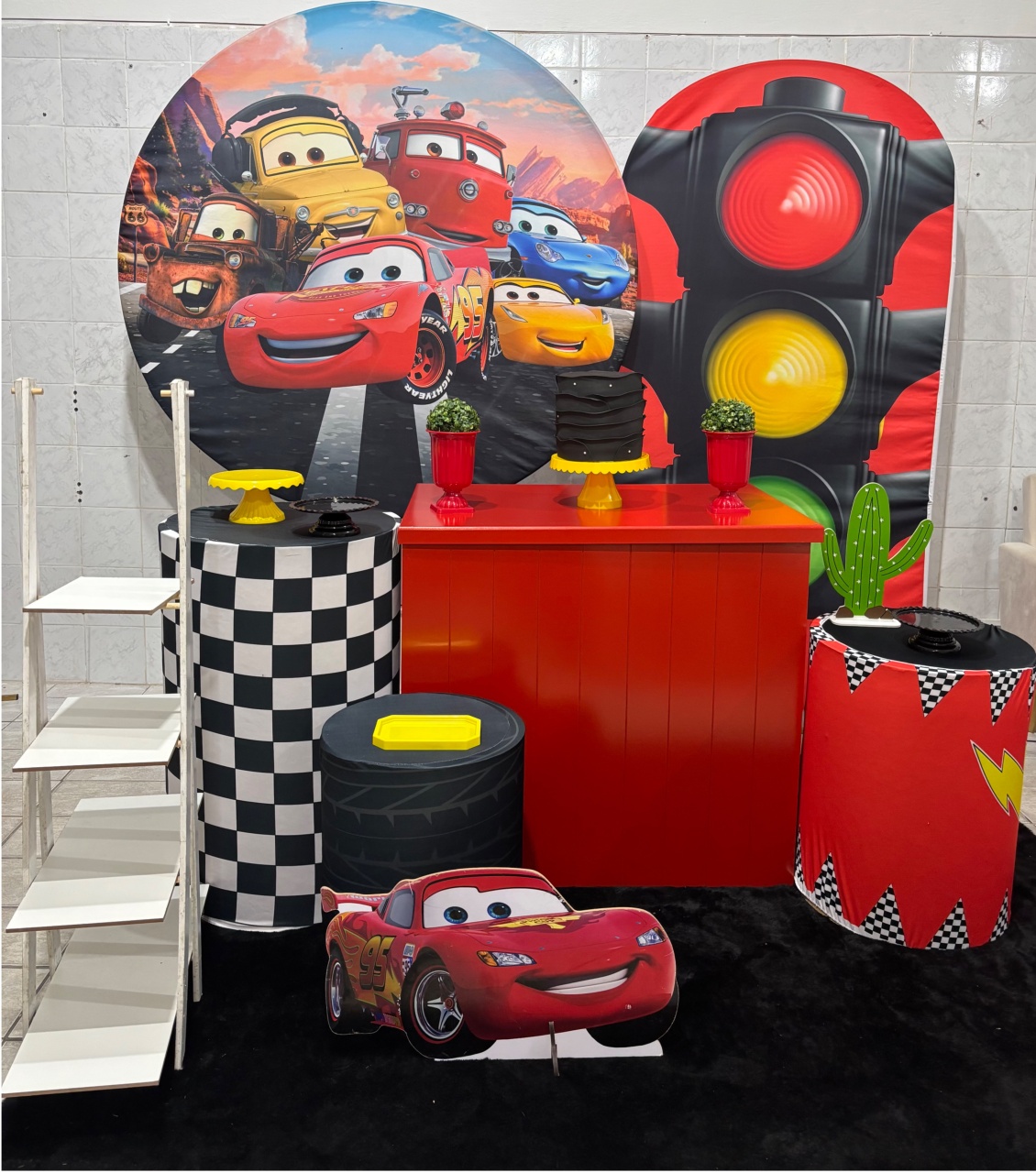 Carros (Kit Ouro) - Antonella Decorações