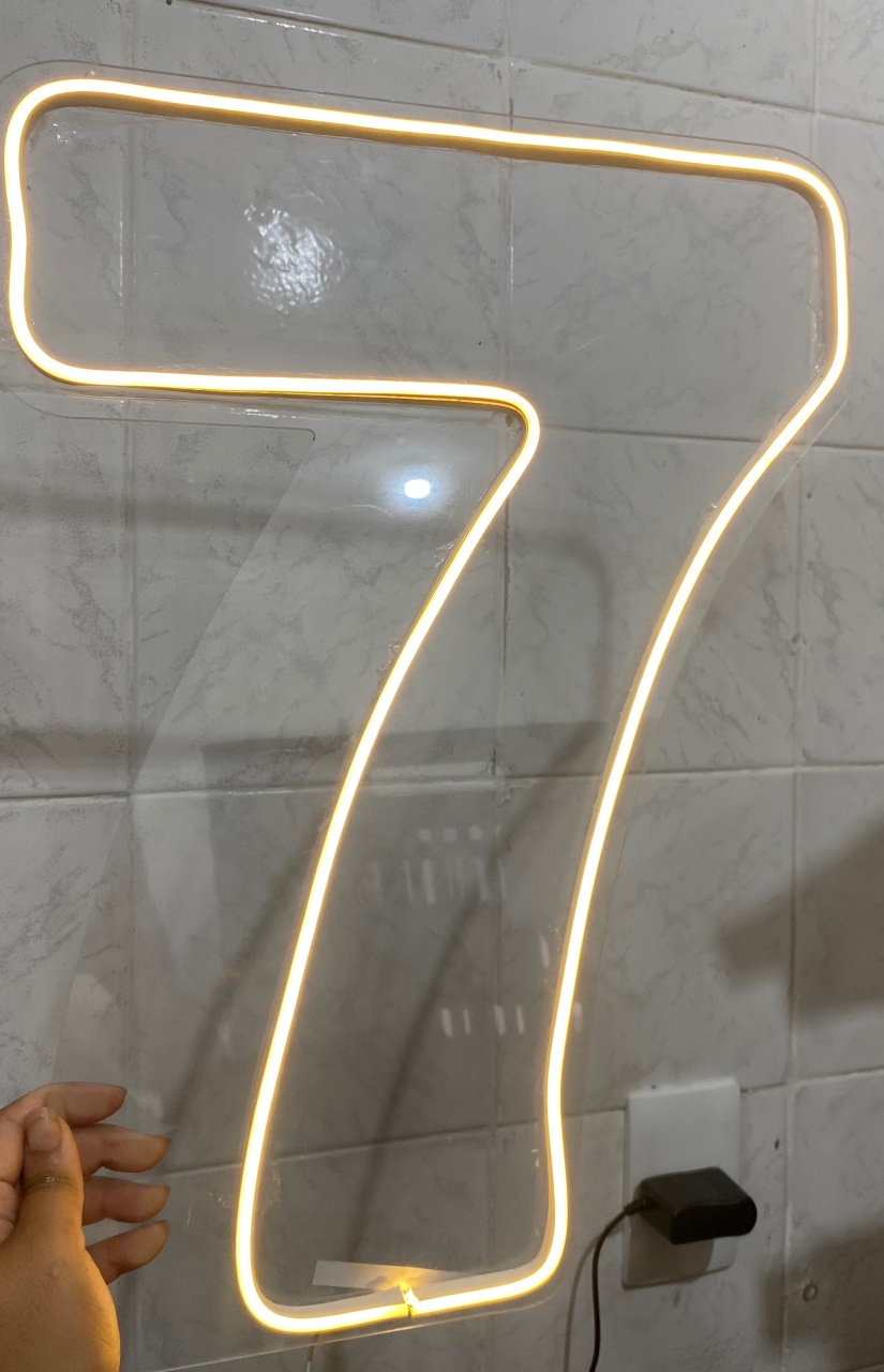 Número 7 Led - Antonella Decorações