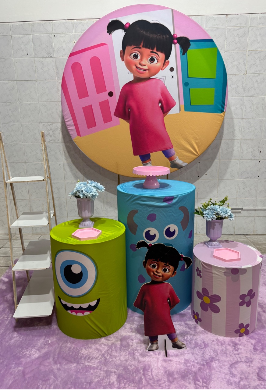 Boo Monstros S.a (Kit Prata) - Antonella Decorações