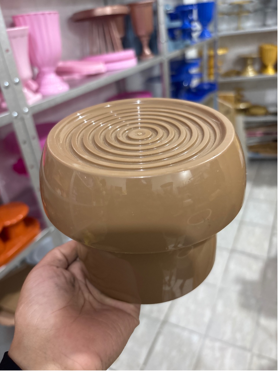 Bandeja Cogumelo Capuccino - Antonella Decorações