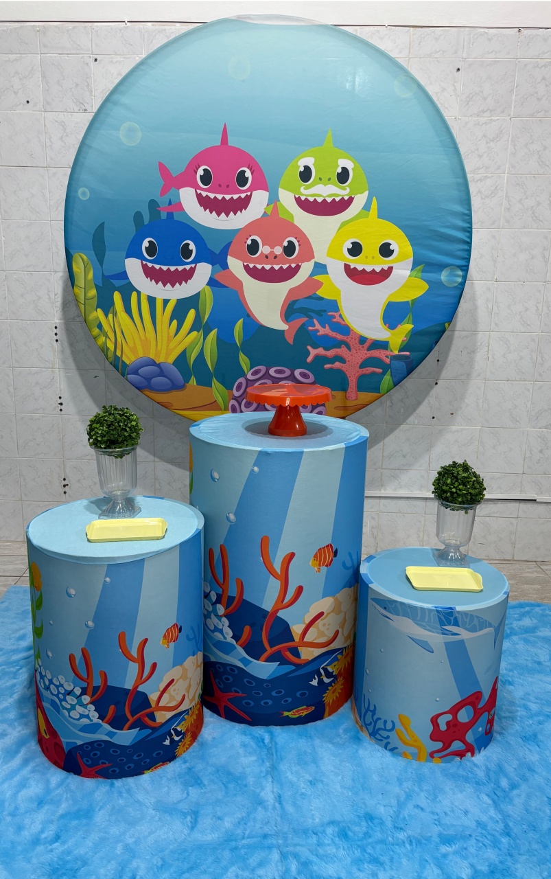 Baby Shark (Kit Bronze) - Antonella Decorações