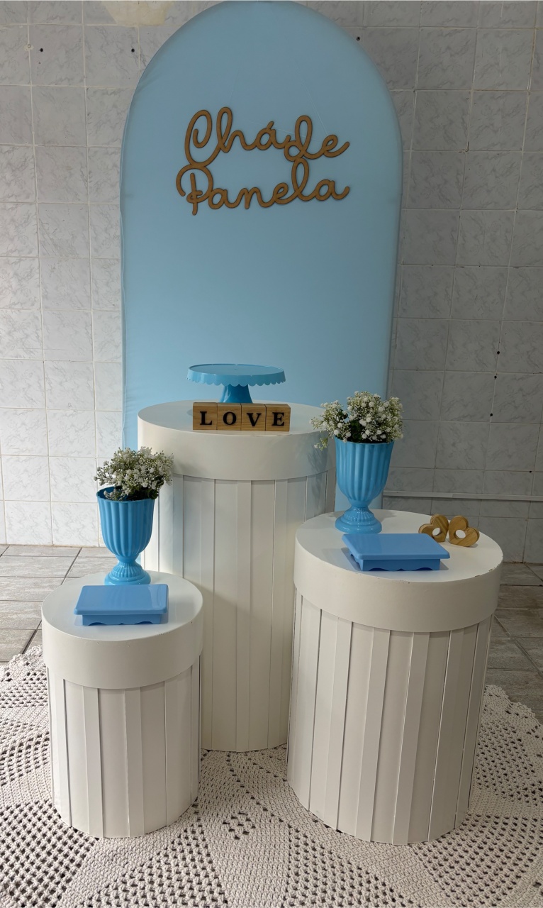 Chá de Panela Azul - Antonella Decorações