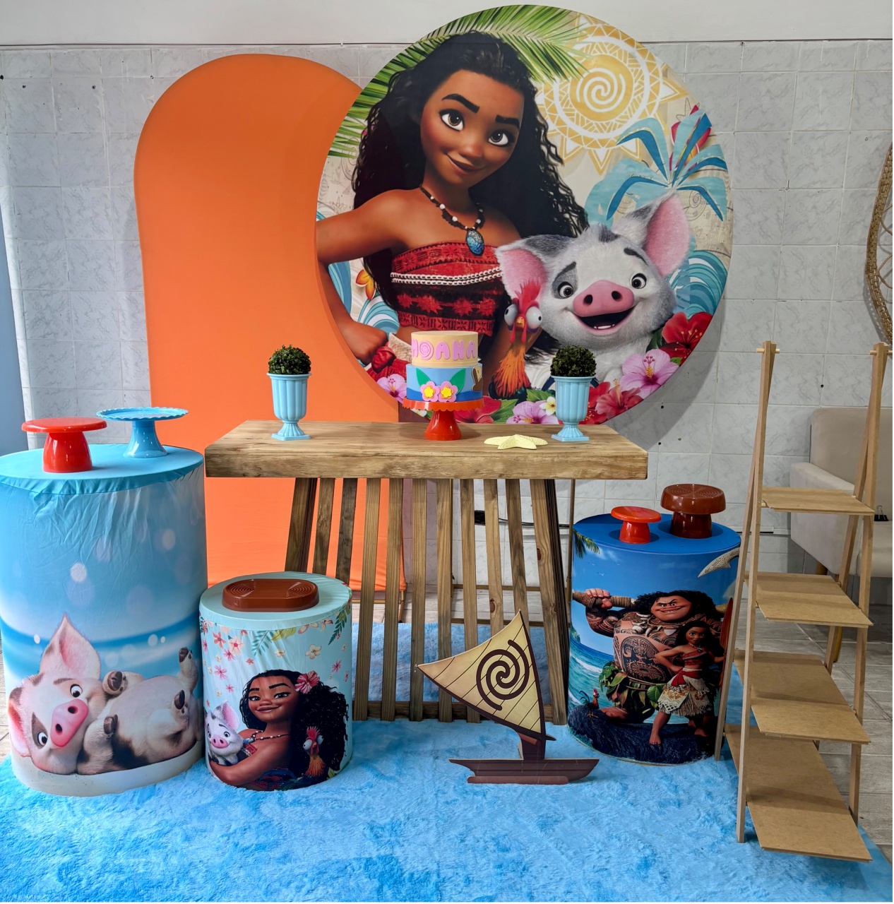 Moana 1 (Kit Luxo) - Antonella Decorações