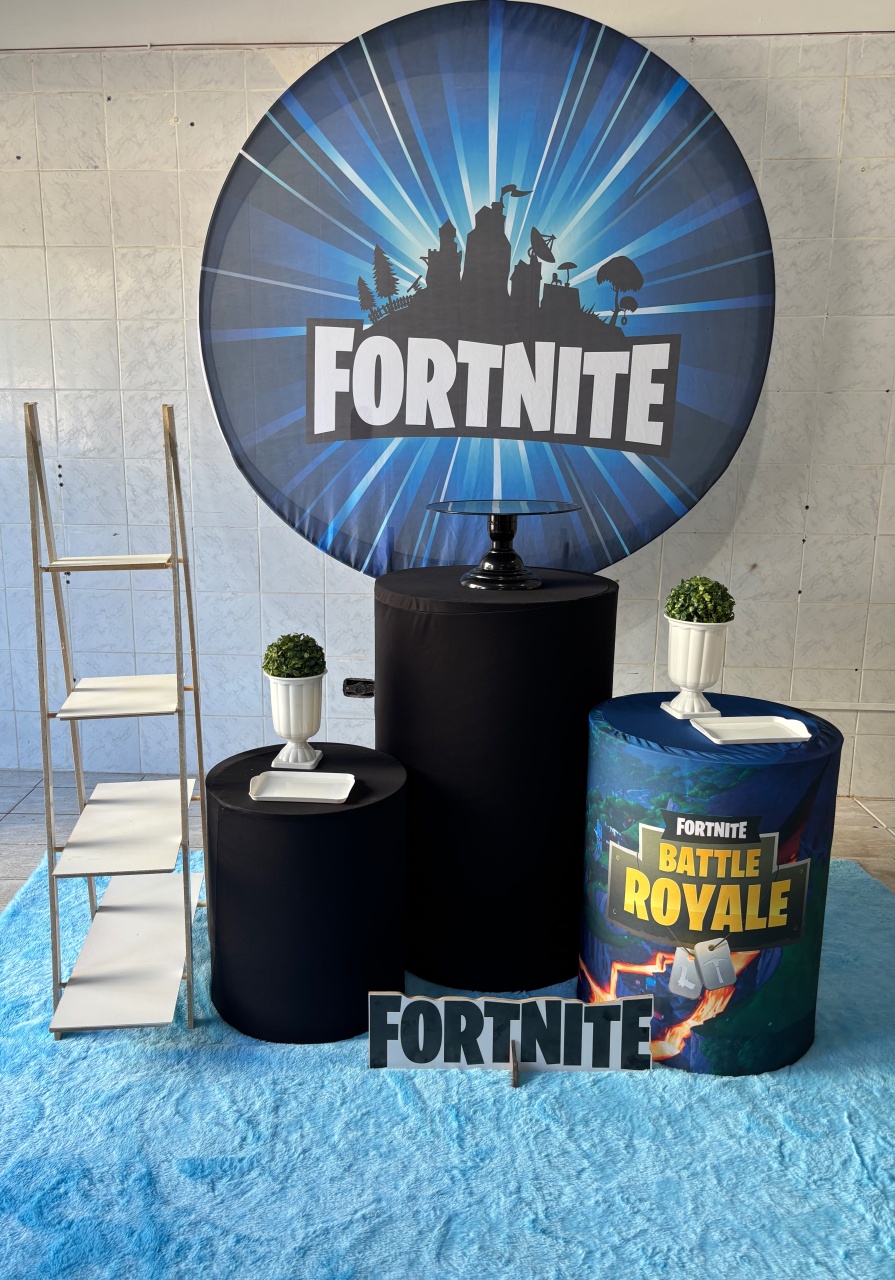 Fortnite (Kit Prata) - Antonella Decorações