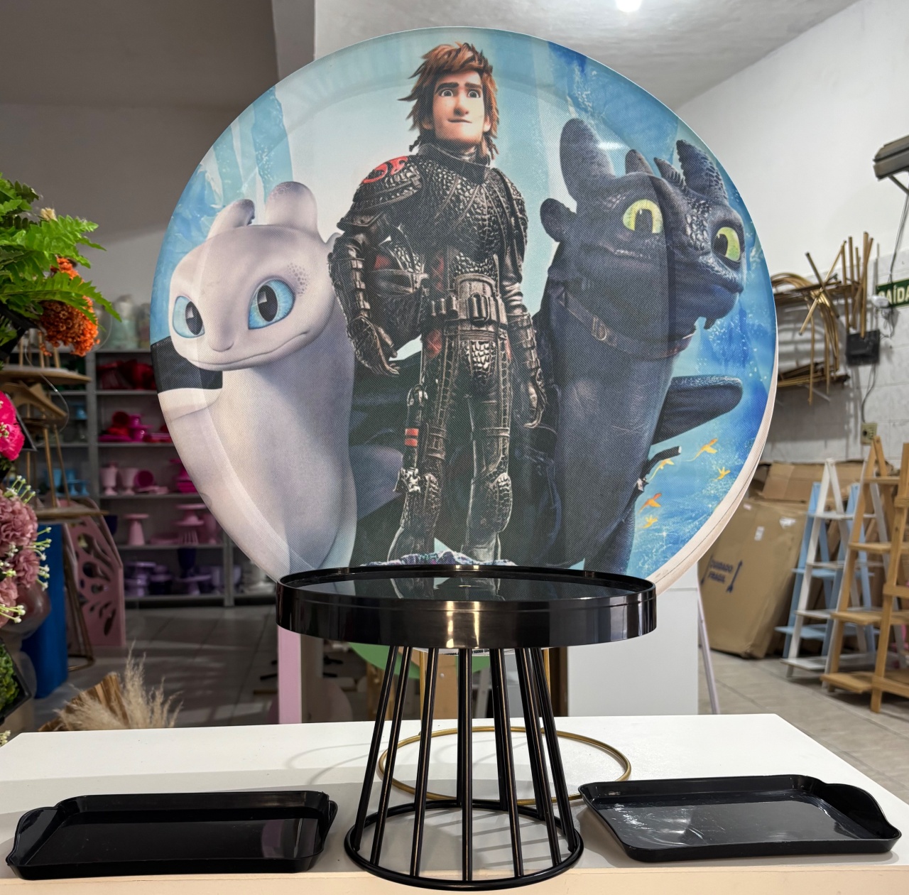 Decoração de Mesa Como Treinar Meu Dragão  - Antonella Decorações