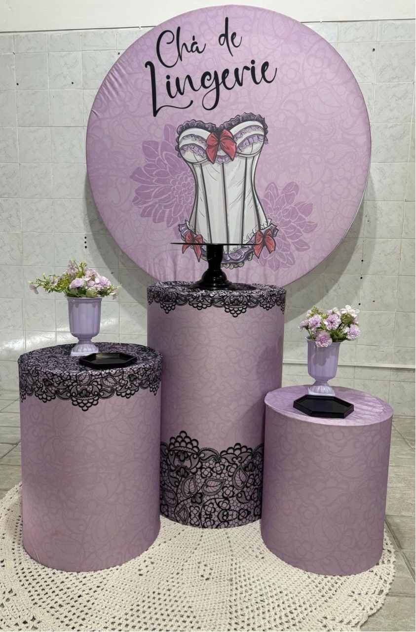 Chá de Lingerie Lilás  - Antonella Decorações