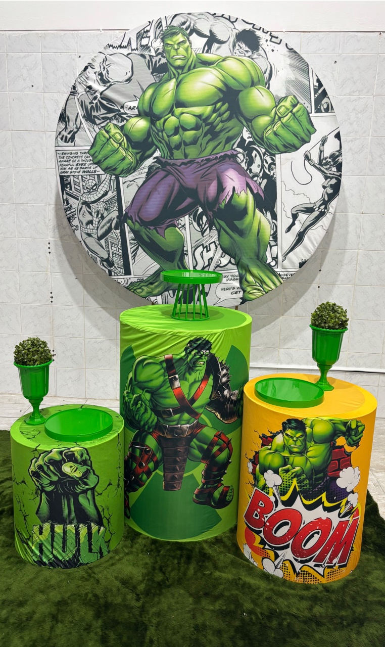Kit Bronze Hulk - Antonella Decorações