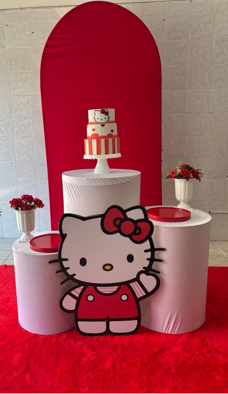 Hello Kit Vermelho - Antonella Decorações