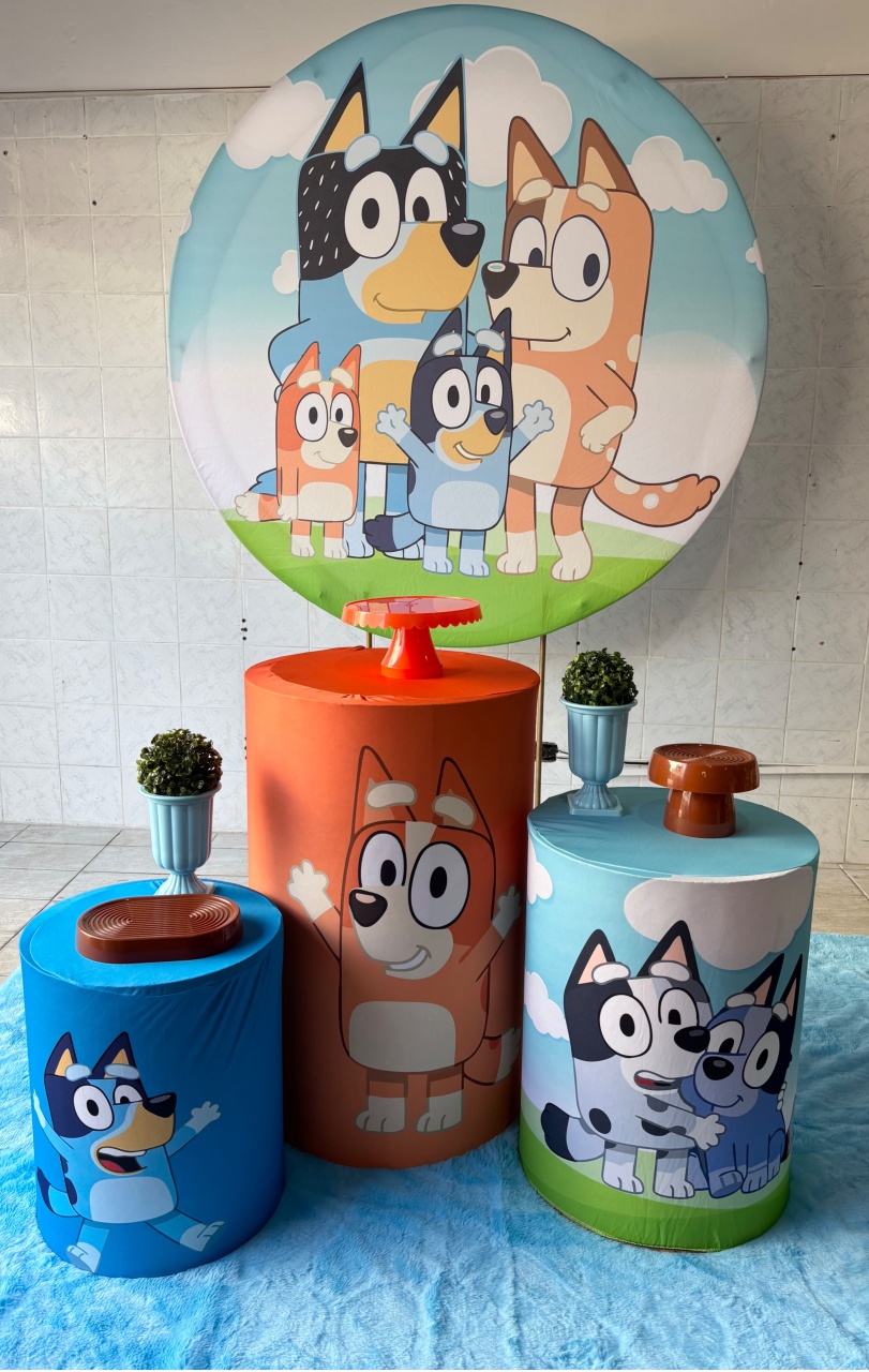 Bluey E Bingo (Kit Bronze) - Antonella Decorações