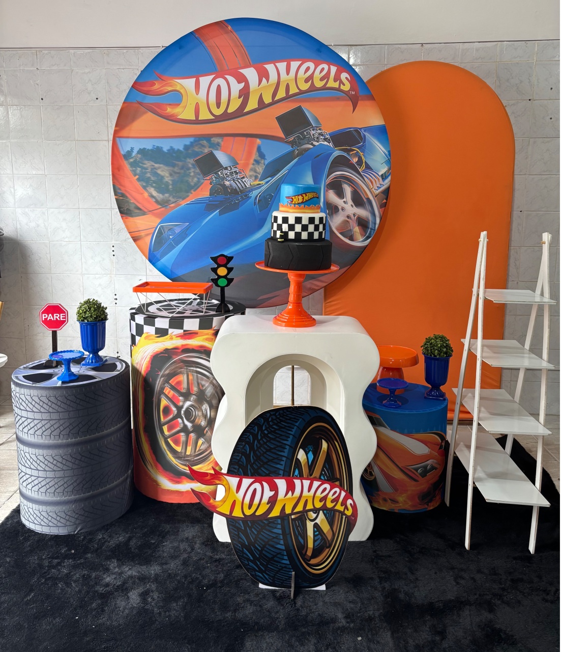 Hotwheels (Kit Ouro) - Antonella Decorações