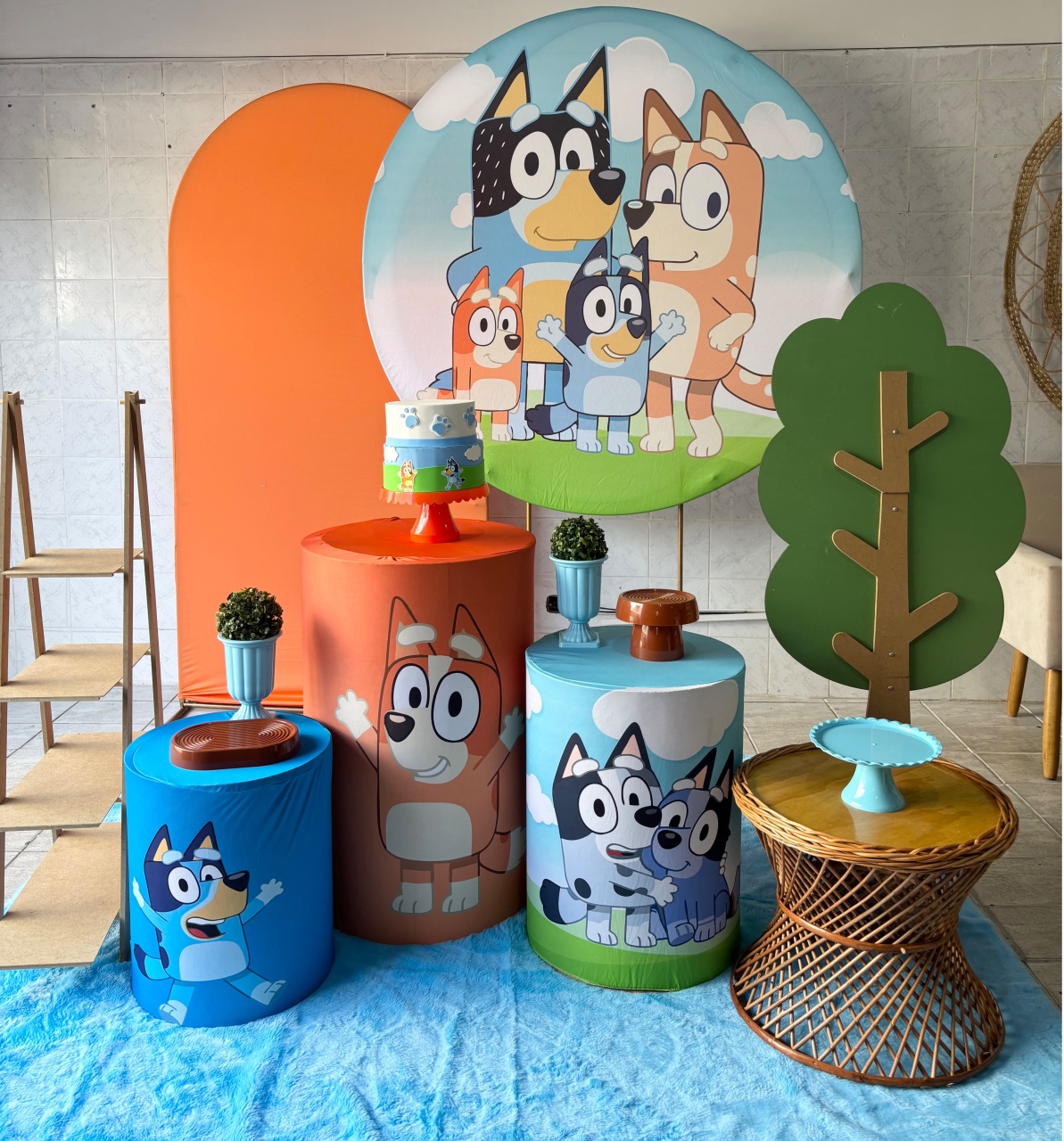 Bluey E Bingo (Kit Ouro) - Antonella Decorações