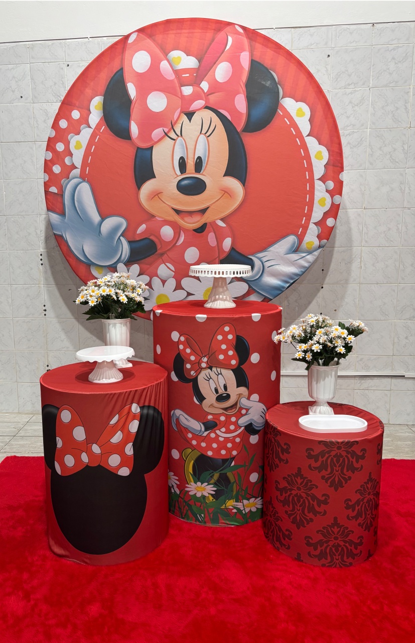Minnie Vermelha (Kit Bronze) - Antonella Decorações
