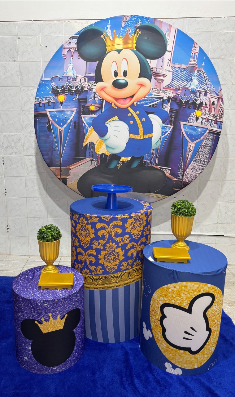 Mickey Realeza (Kit Bronze) - Antonella Decorações